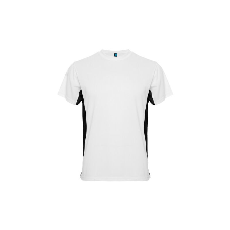 

Camiseta técnica de manga corta combinada a dos colores TOKYO CA0424 | S - Blanco/Negro