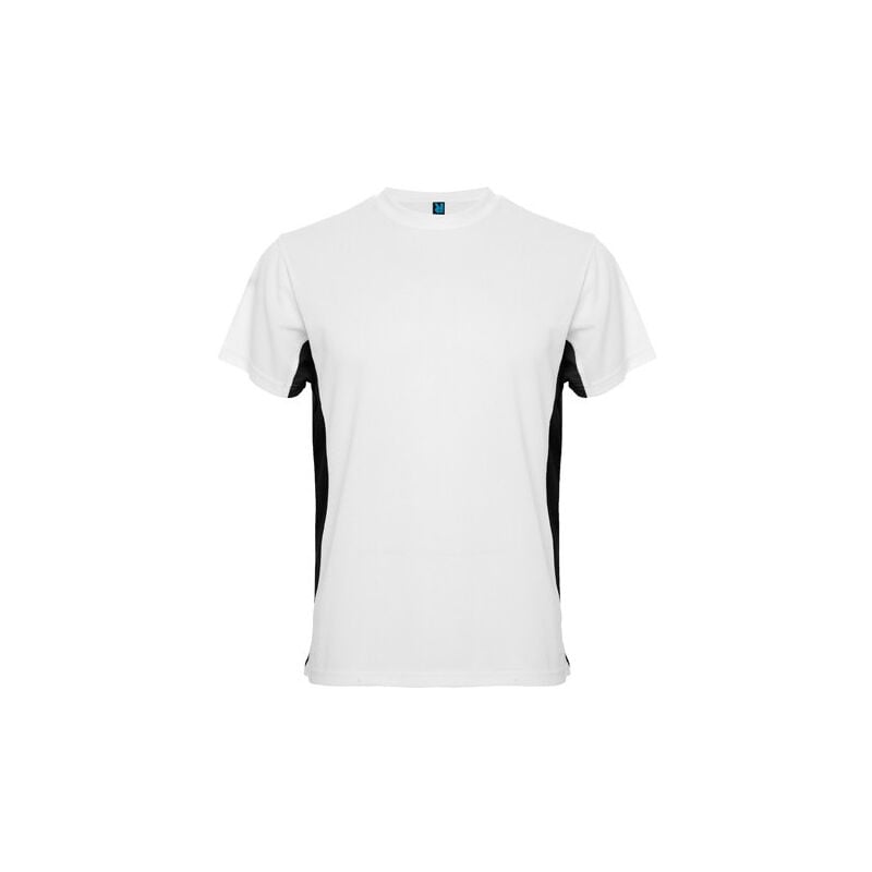 

Camiseta técnica de manga corta combinada a dos colores TOKYO CA0424 | L - Blanco/Negro