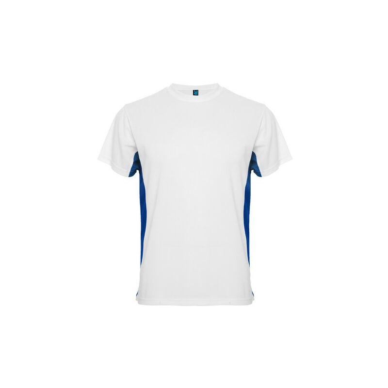 

Camiseta técnica de manga corta combinada a dos colores TOKYO CA0424 | L - Blanco/Royal