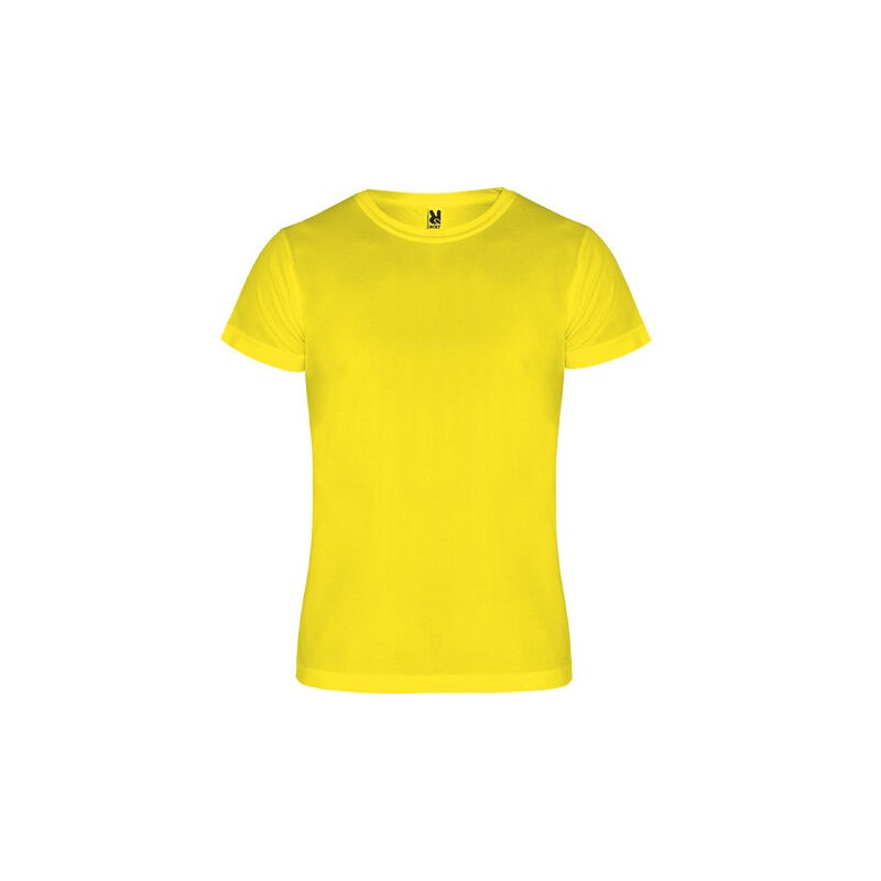 

Roly - Camiseta técnica de manga corta con escote redondeado CAMIMERA CA0450 | 12 - Amarillo Fluor