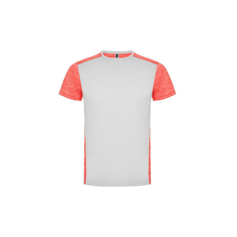 

Camiseta técnica de manga corta cuello redondo ZOLDER CA6653 | XXL - Blanco/Negro Vigore