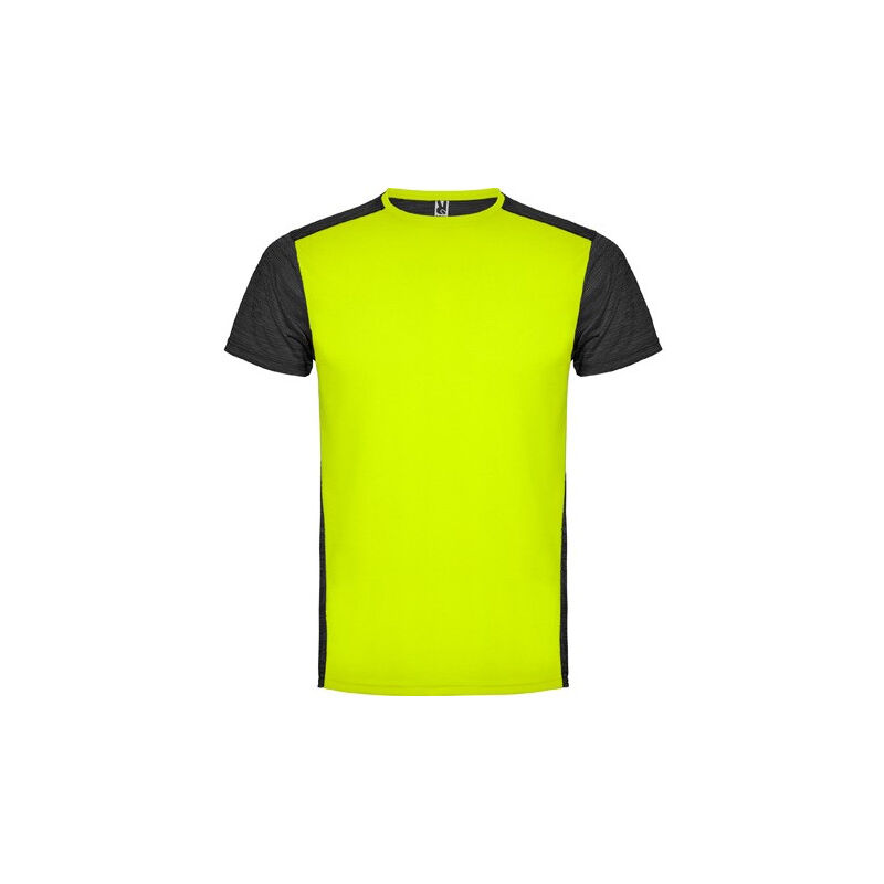 

Roly - Camiseta técnica de manga corta cuello redondo ZOLDER CA6653 | M - Amarillo Fluor/Negro Vigore
