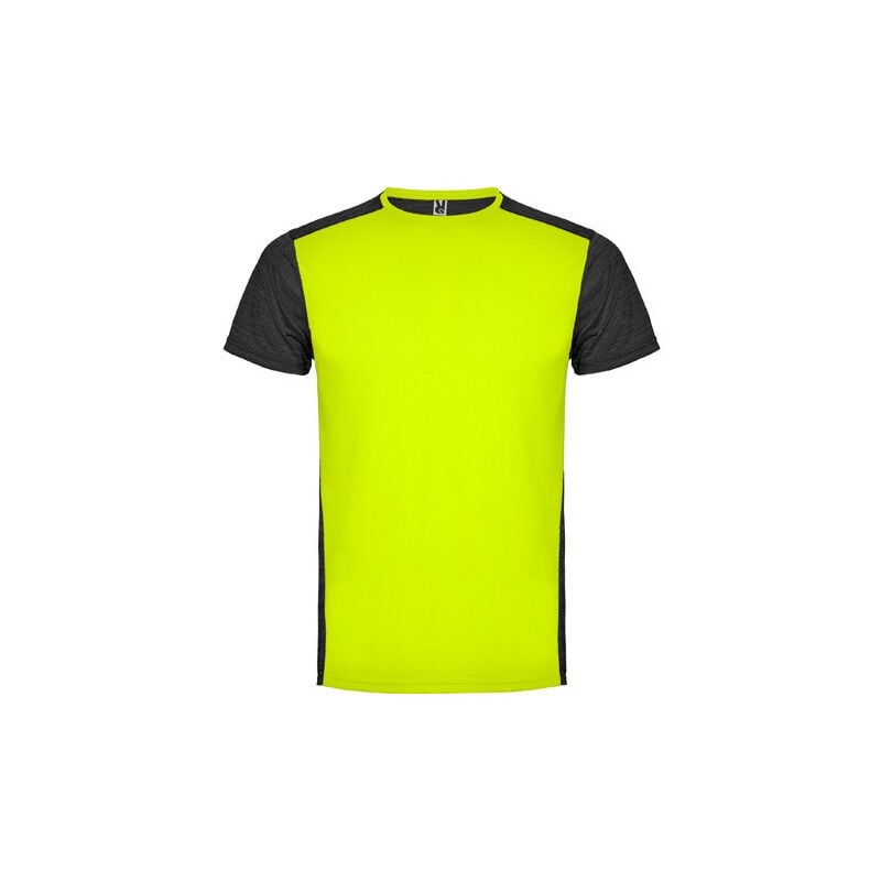 

Roly - Camiseta técnica de manga corta cuello redondo ZOLDER CA6653 | L - Amarillo Fluor/Negro Vigore