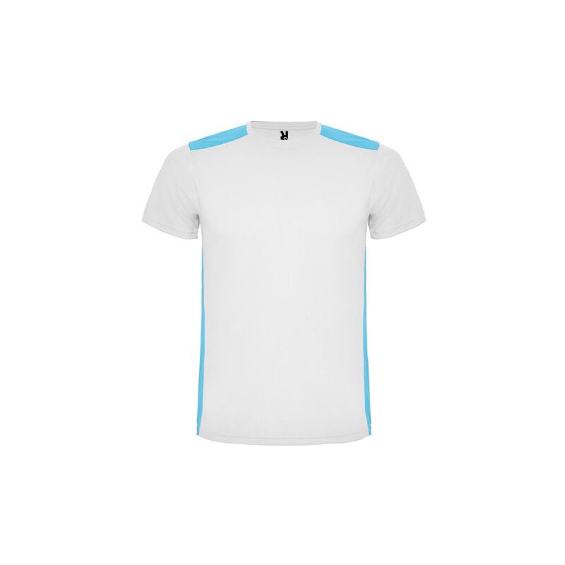

Camiseta técnica de manga corta DETROIT CA6652 | M - Blanco/Turquesa