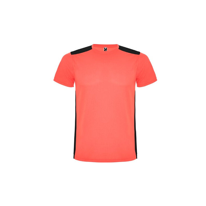 

Camiseta técnica de manga corta DETROIT CA6652 | S - Coral Fluor/Negro