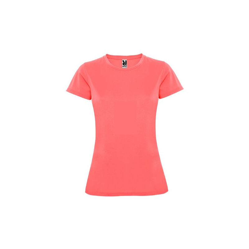 

Camiseta técnica de manga corta MONTECARLO WOMAN CA0423 | S - Coral Fluor