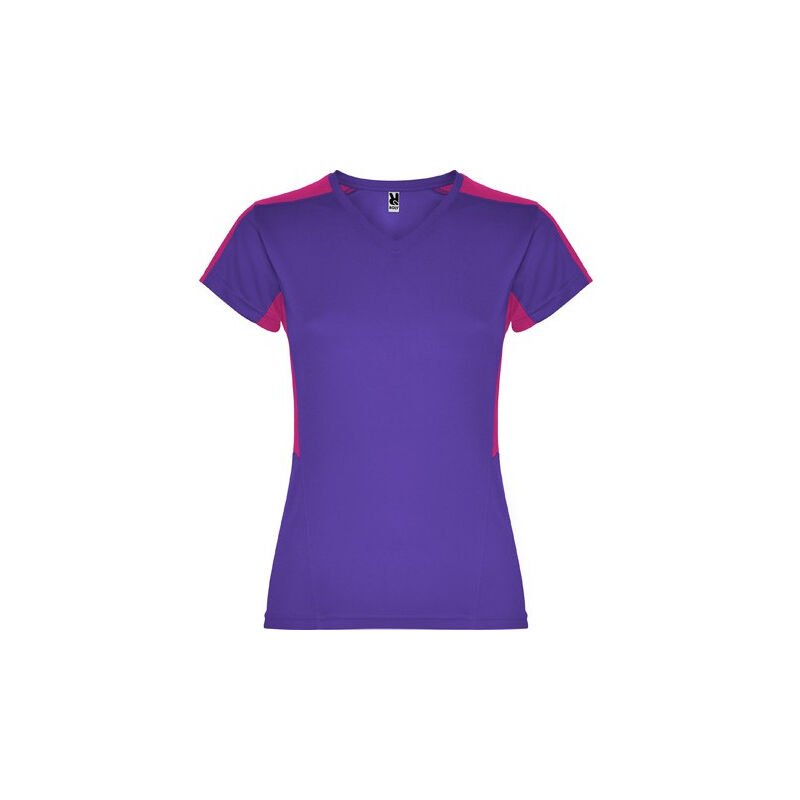 

Camiseta técnica de manga corta para mujer SUZUKA CA6657 | L - Morado/Roseton