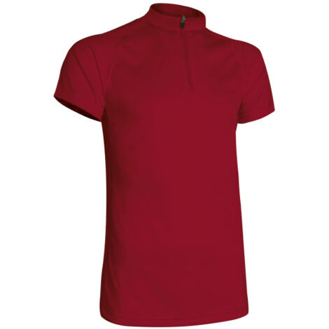 Camiseta técnica de manga corta, para trail running, tejido transpirable Bird-Eye VALENTO NEPAL XL Rojo loto