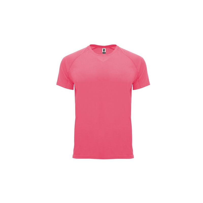 

Camiseta técnica de manga corta ranglán CA04070103 | S - Rosa lady flúor