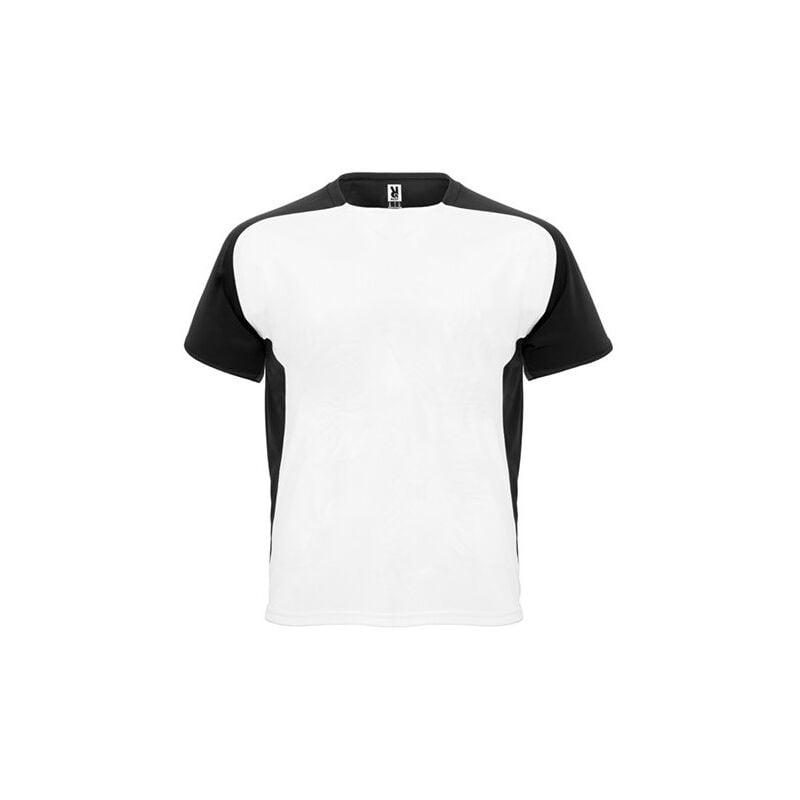 

Camiseta técnica de manga corta ranglán CA63990222102 | Blanco/Negro - 12 Años
