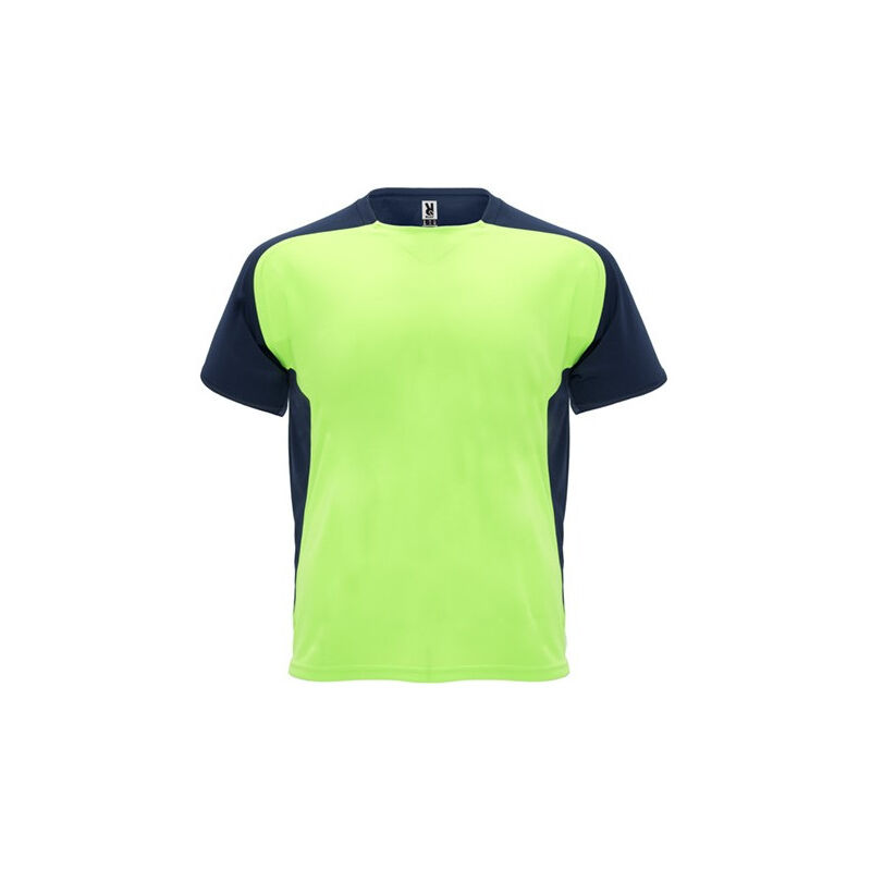 

Camiseta técnica de manga corta ranglán CA63990222102 | XL - Verde Fluor/Marino