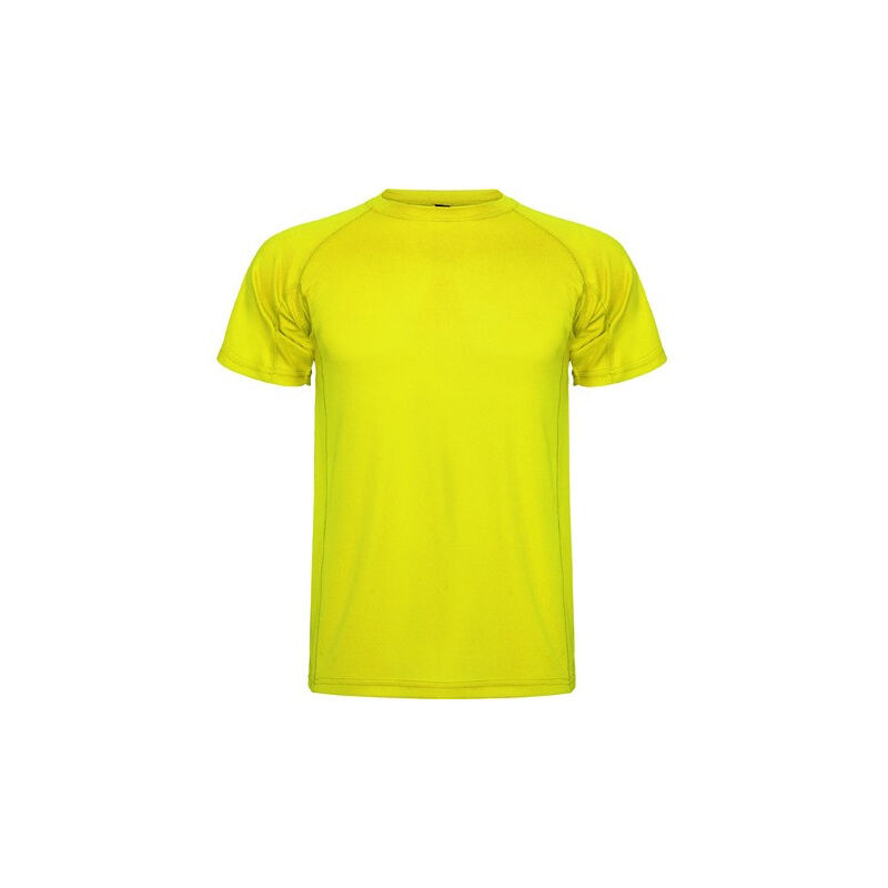 

Camiseta técnica de manga corta ranglán MONTECARLO CA0425 | S - Amarillo Fluor