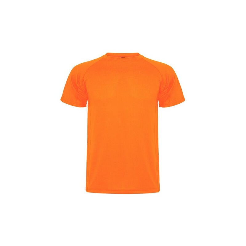 

Camiseta técnica de manga corta ranglán MONTECARLO CA0425 | S - Naranja Fluor