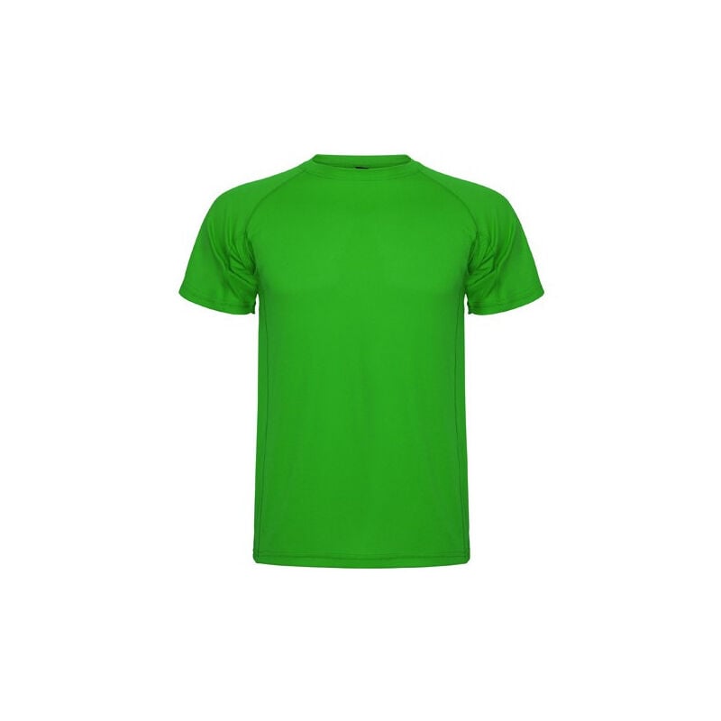 

Camiseta técnica de manga corta ranglán MONTECARLO CA0425 | S - Verde Helecho