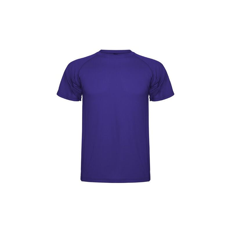 

Camiseta técnica de manga corta ranglán MONTECARLO CA0425 | S - Morado