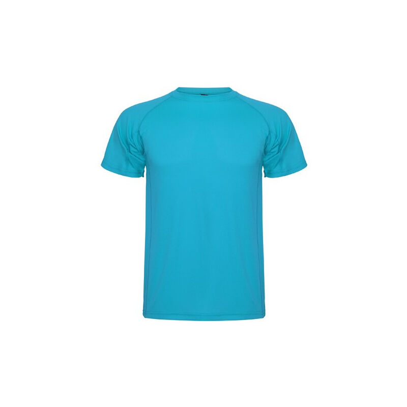 

Camiseta técnica de manga corta ranglán MONTECARLO CA0425 | M - Turquesa