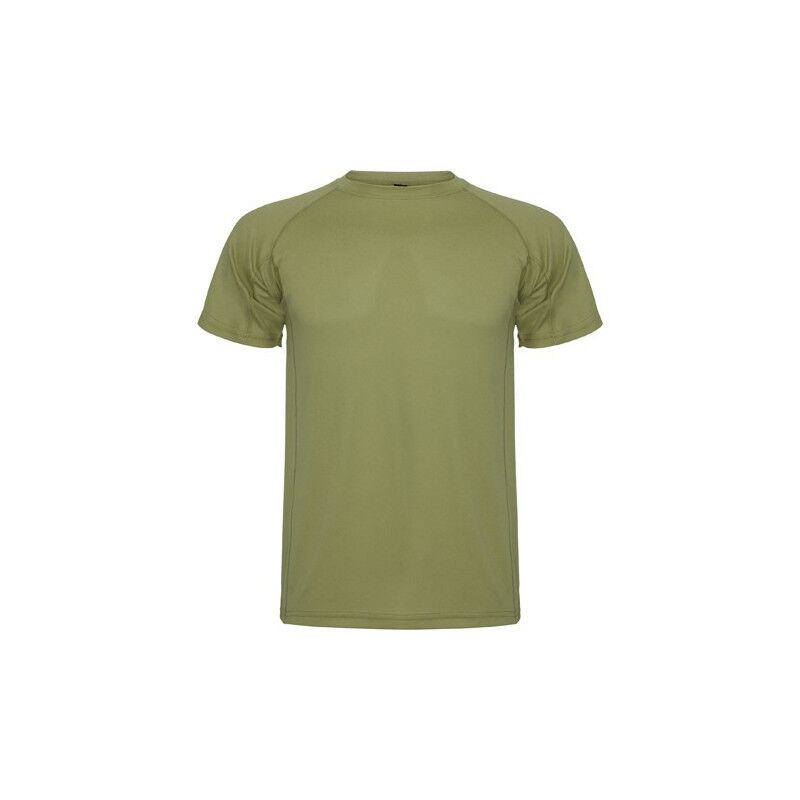 

Camiseta técnica de manga corta ranglán MONTECARLO CA0425 | M - Verde Militar