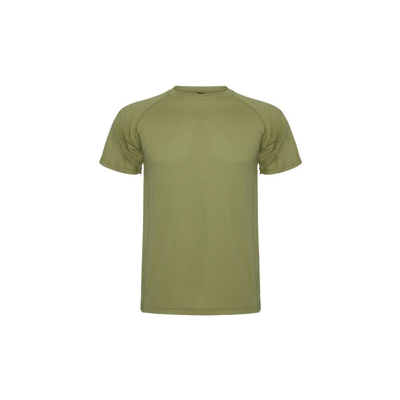 

Camiseta técnica de manga corta ranglán MONTECARLO CA0425 | L - Verde Militar
