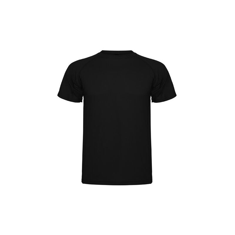 

Camiseta técnica de manga corta ranglán MONTECARLO CA0425 | Negro - XL