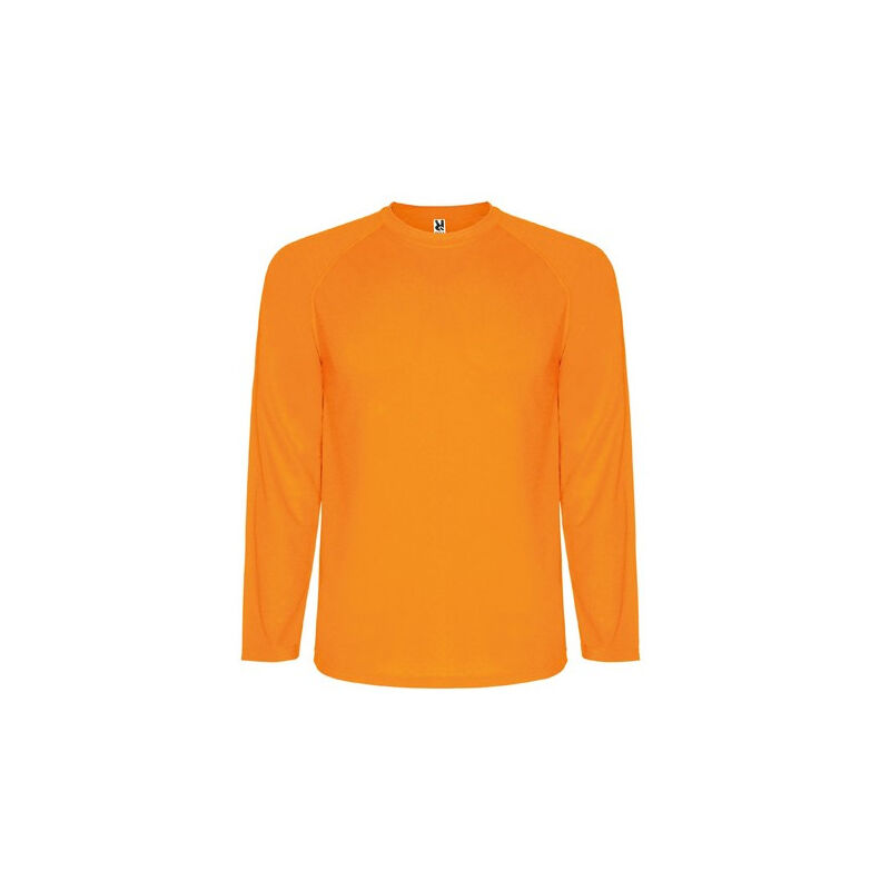 

Camiseta técnica de manga larga ranglán MONTECARLO L/S CA0415 | L - Naranja Fluor