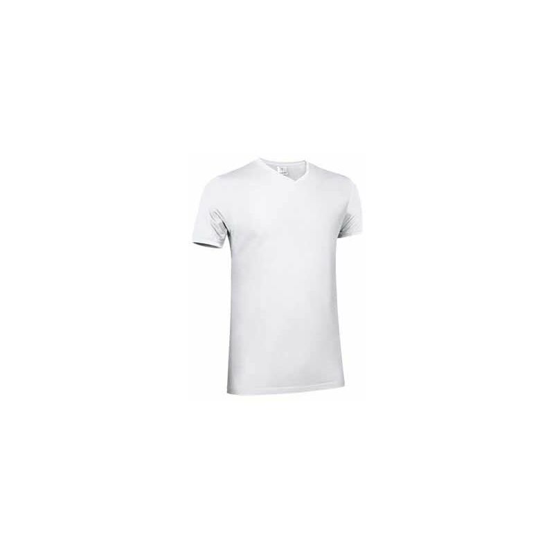 

Camiseta unisex con cuello en pico Fresh | Blanco - XS - Valento