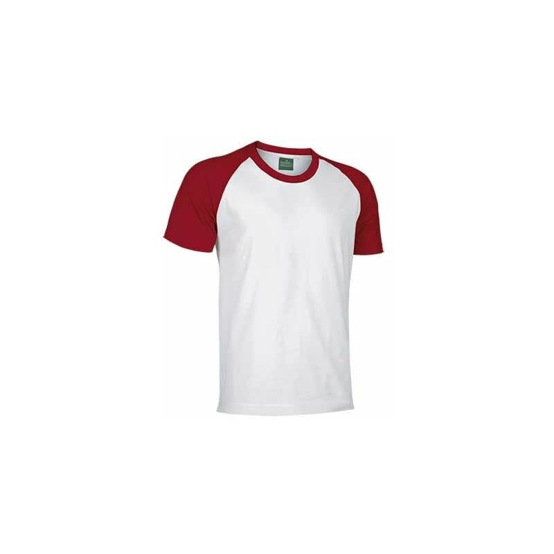 

Camiseta unisex de manga corta y cuello redondo - Caiman | XL - Blanco/Rojo