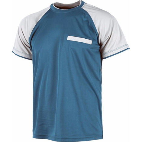 Camiseta WF1016 WorkTeam Azul BlancoSAzul Blanco S