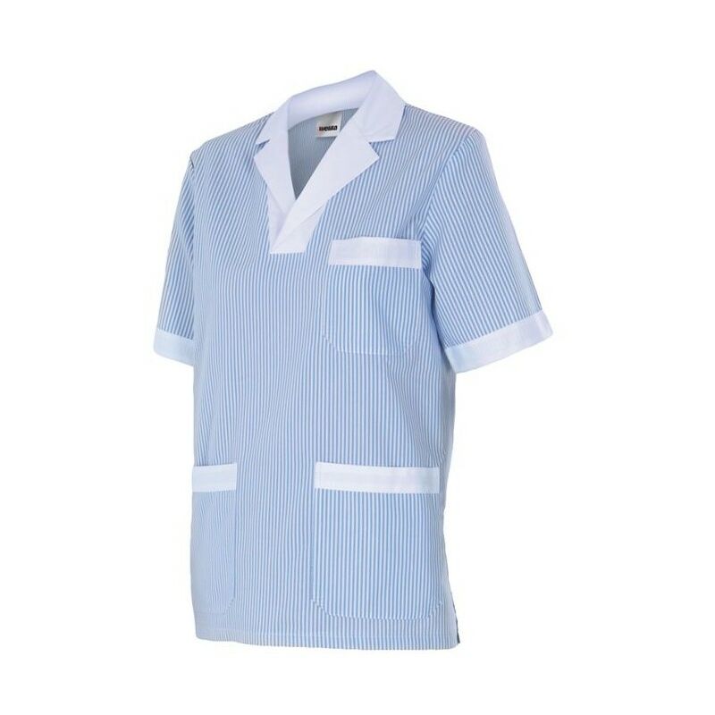 

CAMISOLA PIJAMA A RAYAS MANGA CORTA Celeste 6