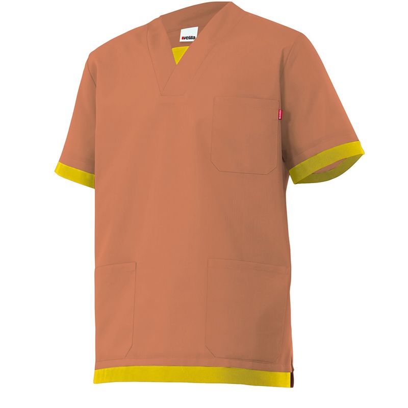 

CAMISOLA PIJAMA DE MANGA CORTA Naranja Claro 2