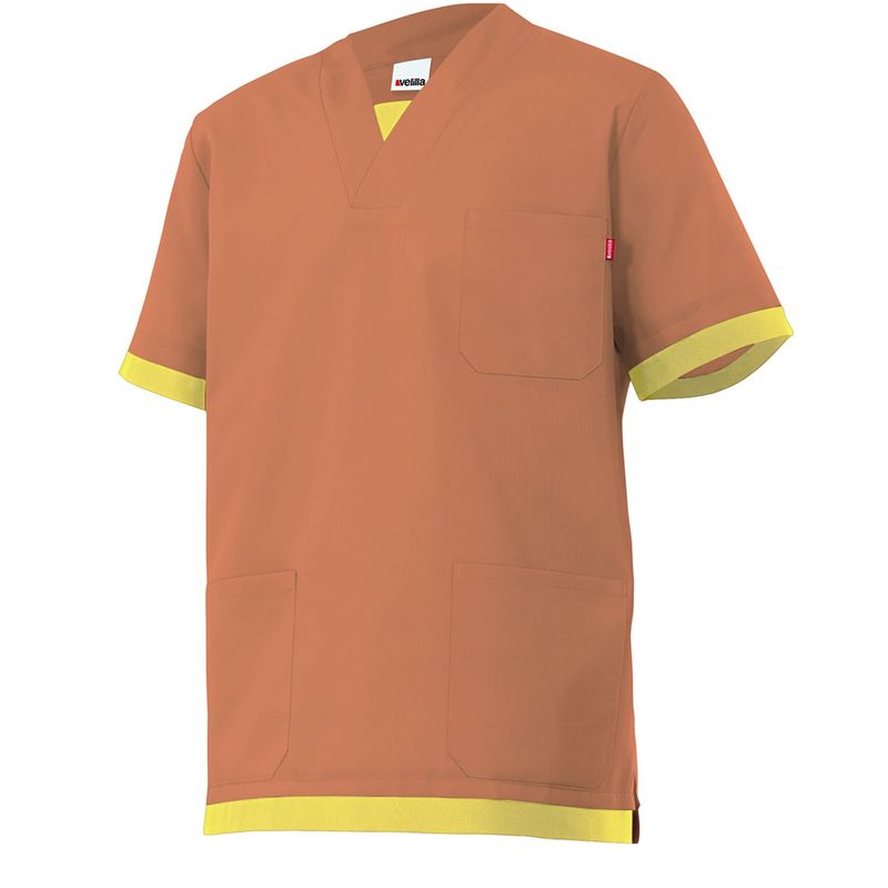 

CAMISOLA PIJAMA DE MANGA CORTA Naranja Claro 6