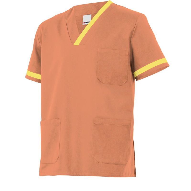 

CAMISOLA PIJAMA DE MANGA CORTA Naranja Claro 2