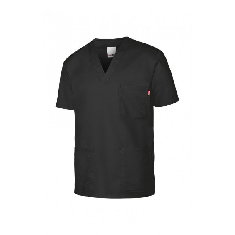 

Camisola tipo pijama stretch de manga corta y cuello en pico 535206S | Negro - L - Velilla