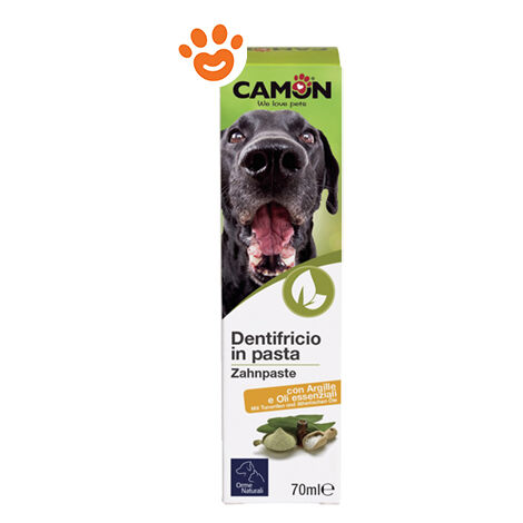 Camon Dog Orme Naturali Dentifricio in Pasta - Camon Dog Orme Naturali Dentifricio in Pasta - Confezione Da 70 ml