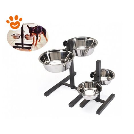 Camon Dog Portaciotole Regolabile In Altezza - Camon Dog Portaciotole Regolabile In Altezza - Confezione da 1 pezzo