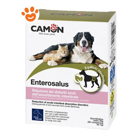 Camon Dog&Cat Enterosalus Compresse  - Camon Dog&Cat Enterosalus Compresse - Confezione da 30 Compresse