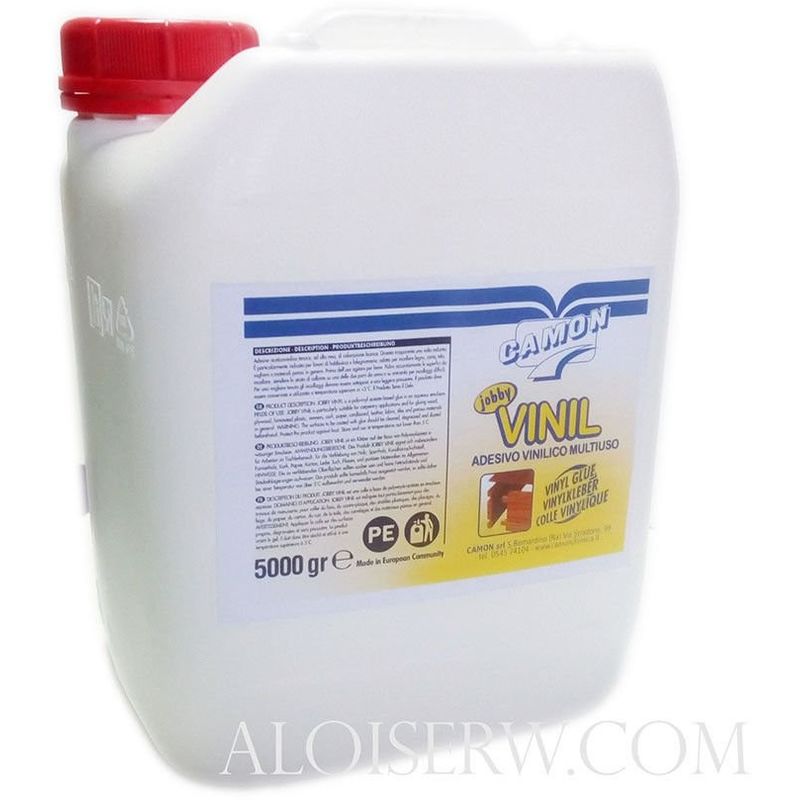 Camon - Jobby vinil 5kg colla a freddo vinilica multiuso per legno carta cartone