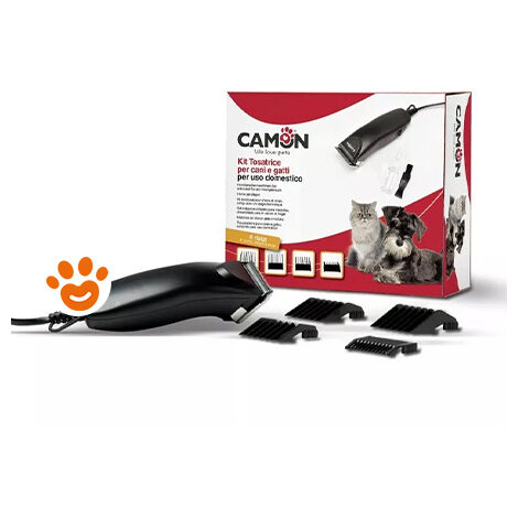 Camon Kit Tosatrice Elettrica per Cani e Gatti  - Camon Kit Tosatrice Elettrica per Cani e Gatti - Confezione Da 1 Kit