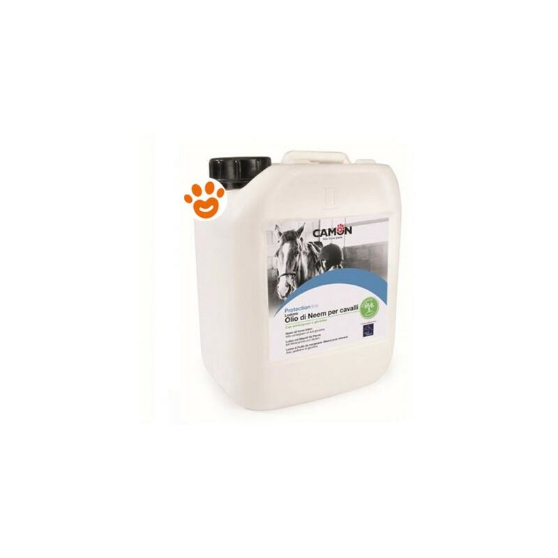 Image of Orme Naturali Protection Olio di Neem Spray 5 Litri Per Cavalli - 1 Confezione Da 5 Litro - Camon
