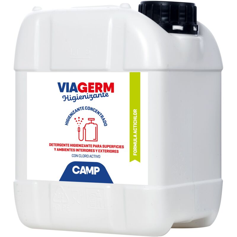 

3032 005 - Detergente higienizante concentrado Viagerm Actichlor en bidón de 5000 ml - Camp