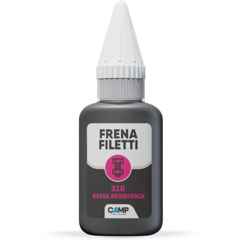 CAMP 310 - Frenafiletti a Bassa Resistenza Meccanica, Adesivo Frenante per Viti Dadi e Parti Filettate, Frena Filetti ad Azione Sigillante - Evita Allentamenti Dovuti a Urti e Sbalzi Termici, 20 ml
