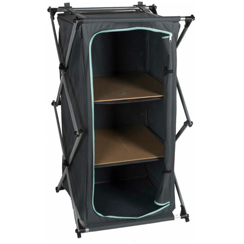 EDM - Armoire de camping avec étagères 53x49x95cm. camp active
