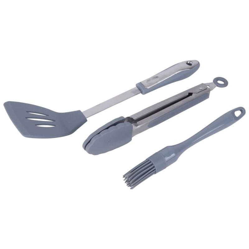 

Conjunto utensilios de barbacoa 3 uds silicona 8107931 - Gris - Camp Gear