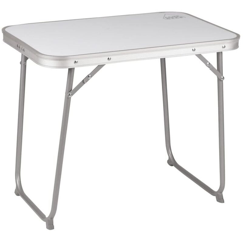 

Mesa plegable de camping Economy 60x40x50 cm acero 1404425 - Blanco - Camp Gear