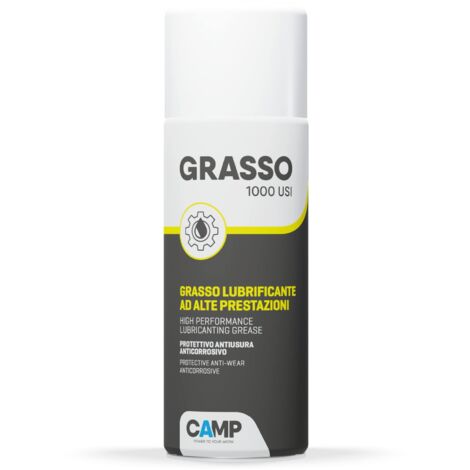 Camp GRASSO 1000 USI, Grasso lubrificante sintetico multiuso, di lunga durata, Anti-usura e anti-ruggine