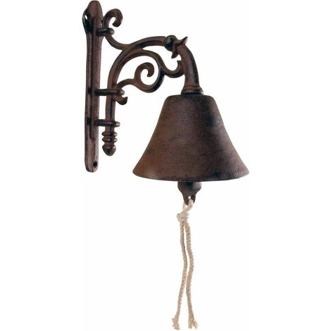 BEST FOR BOOTS Campana da giardino in ghisa Fiori 12x30x22cm