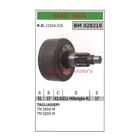 Campana de embrague KAAZ para cortasetos TM 2600-M TM 3200-M 028218
