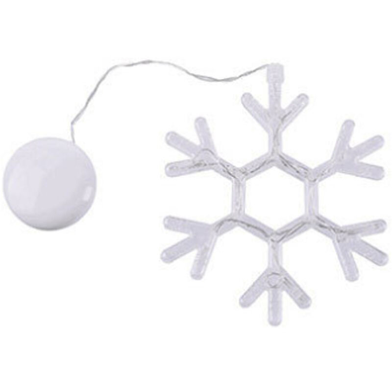 

Asupermall - Campana de Navidad muneco de nieve luces de estrella decoracion de ventana de vacaciones luces de ventosa con pilas guirnalda de Navidad