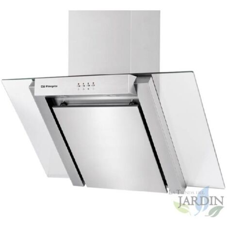 Campana Decorativa Inoxidable Orbegozo, Motor 190W, 3 Niveles de Potencia, Ancho 90 cm