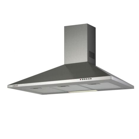 Campana Decorativa Piramidal 90cm 420 m³/h 65dB CATA V-900 X /L 3