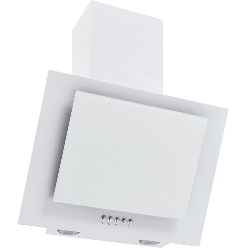 

Campana extractora acero inoxidable vidrio templado blanco 60cm